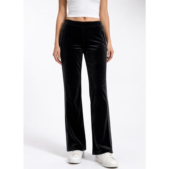 Lauren Active by Ralph Lauren Pants - Lauren Active Ralph Lauren Black Velvet Active Track Pants Size Medium